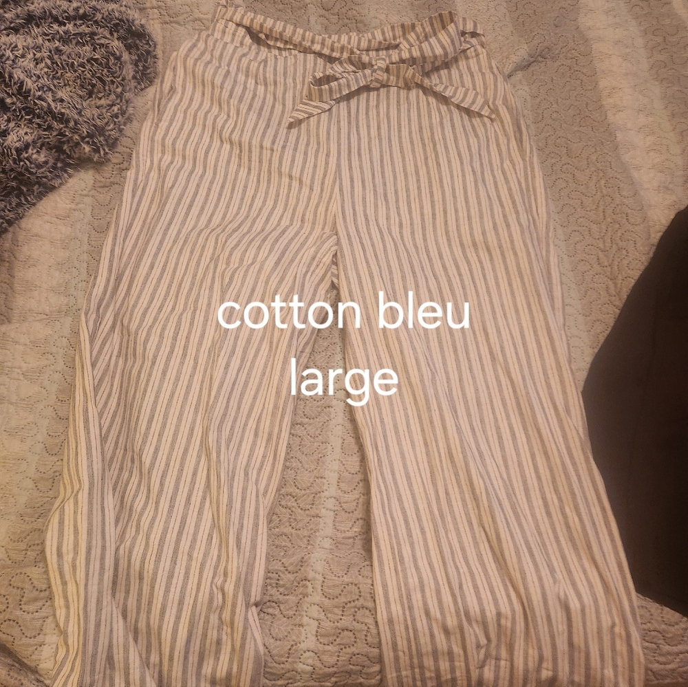 Cotton bleu size large